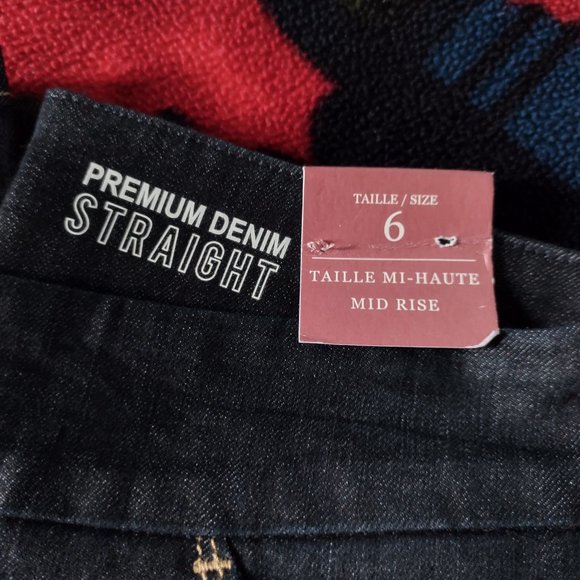 NWT Insider Premium Denim Smart Set Dark Wash Jeans - Picture 6 of 7